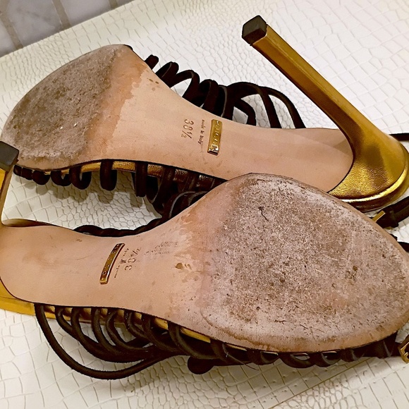 Rare Stunning Gucci Cage Sandals in size EU 38.5 and US 8/8.5 - Picture 14 of 16